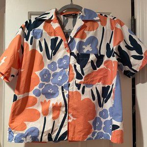 Uniqlo Floral Camp Shirt